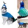 Blue Pet Peacock Costume