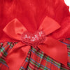 Lovely Red Plaid Christmas Pet Dress