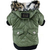 Winter Warm Faux Pockets Pet Coat