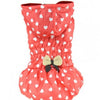 Fold Waist Bowknot Princess Pet Dress