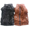 Dog Pet Leather Coat Jacket