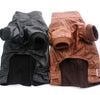 Dog Pet Leather Coat Jacket